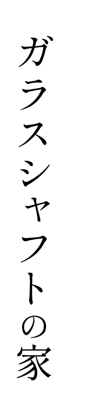 ガラスシャフトの家