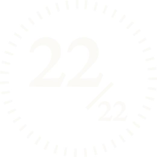 22/22